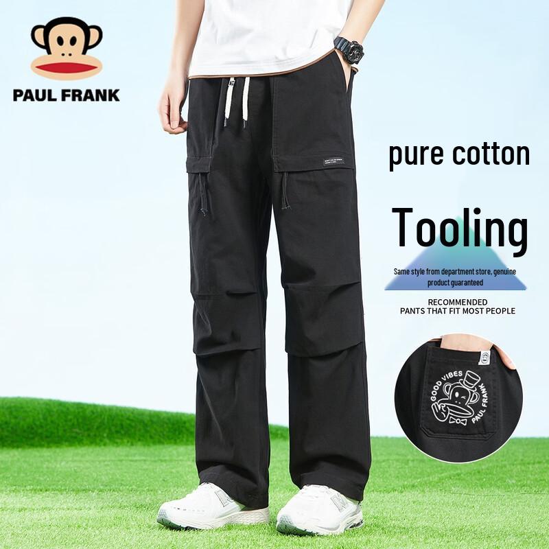 paul frank Мужские повседневные брюки-карго из 100% хлопка