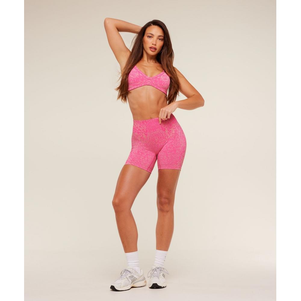 Gymshark Адаптировать Animal X Шорты Whitney Электрический розовый    Сорбетный желтый B6b3h Kdgt