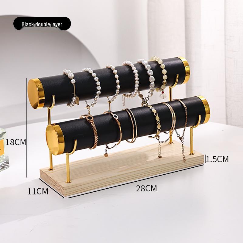 Многоярусная металлическая стойка для демонстрации ювелирных изделий и часов