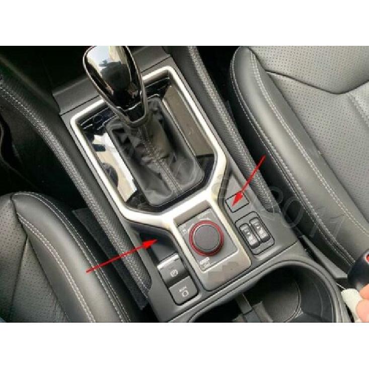 Inner Gear Panel Shift Knob Box Cover Trim for - Subaru Forester Matte