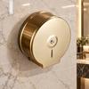 Wall-Mounted Jumbo Roll Dispenser with Locking Cover Large Capacity Toilet Paper