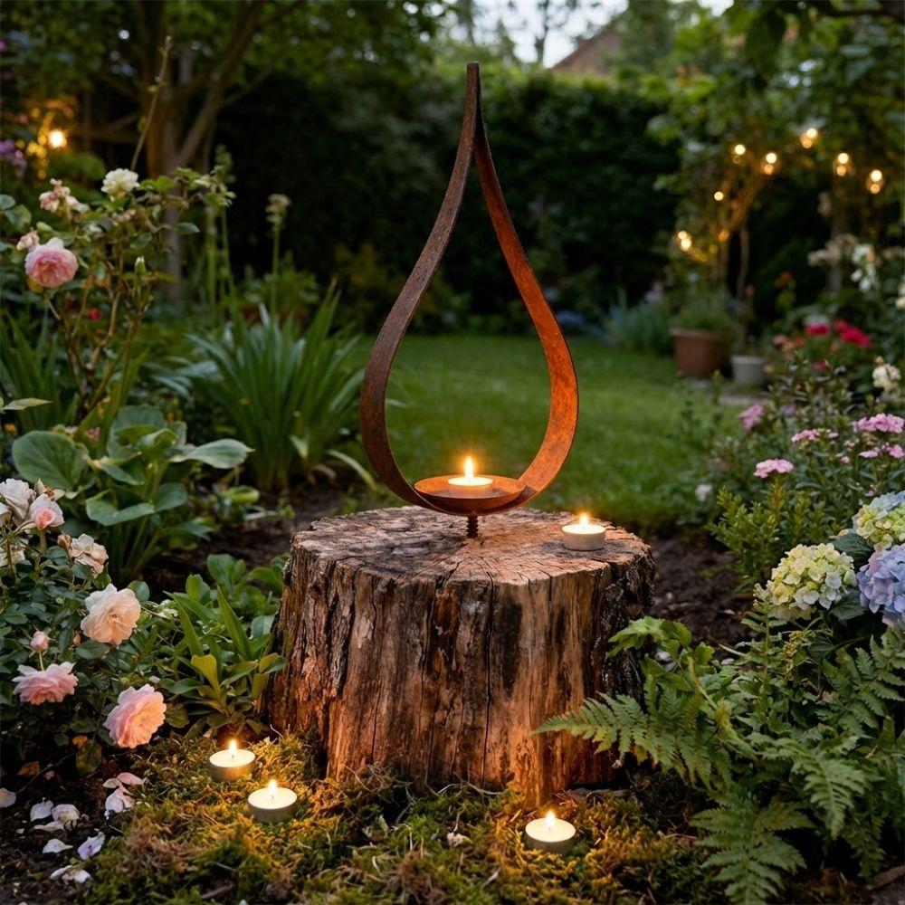 Non-slip Iron Candle Holder Stable Metal Candle Stand Multi-purpose Candlestick Rack Wedding Table