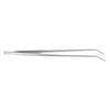 Fish  Water Plants Stainless Steel Elbow Curved Tweezers Aquarium Planting Clip Tool