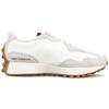 New Balance 327 Белые Темно-красные Женские Кроссовки Светло-Серые WS327KA