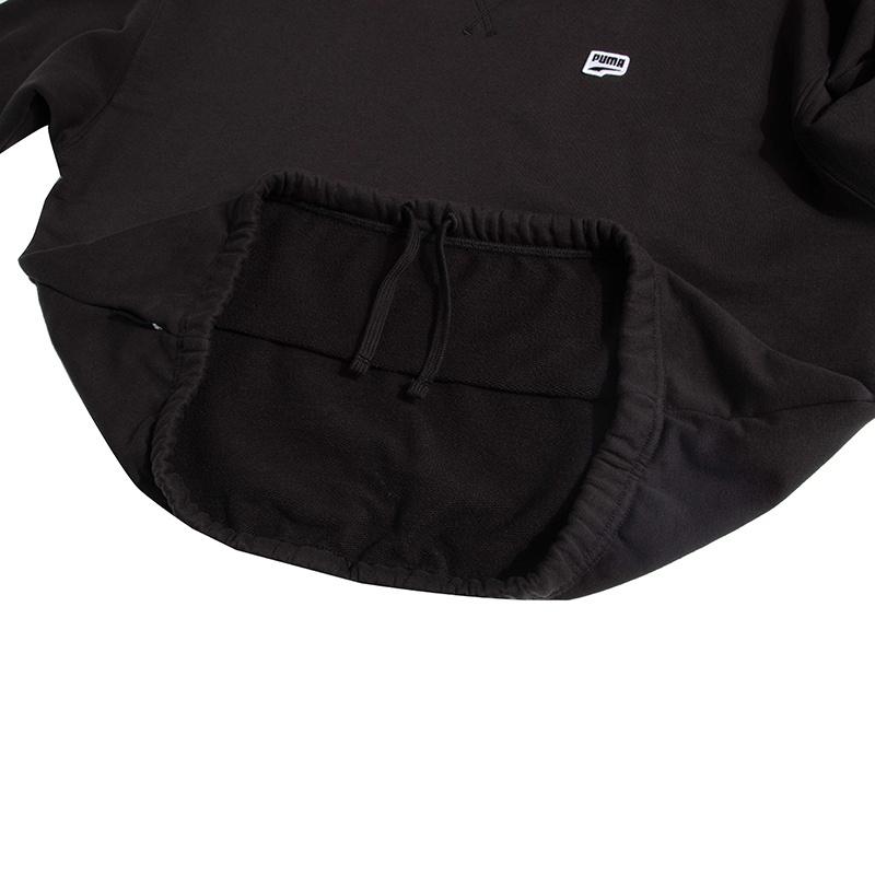 PUMA Sweatshirts Women's Black Crew Neck Moderate Regular 623455-01