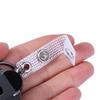 Anti-lost Elastic Keychain Retractable Badge Reels Key Chain Ring ID Card Badge Holder Pull Keyring