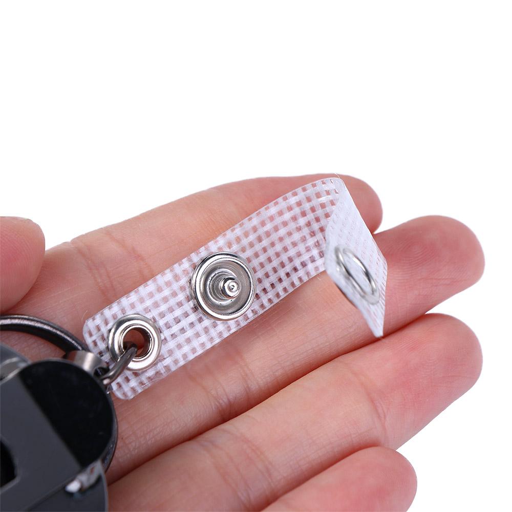 Anti-lost Elastic Keychain Retractable Badge Reels Key Chain Ring ID Card Badge Holder Pull Keyring