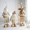 Large Santa Claus Retractable Doll Cute Merry Christmas Decoration Home Decoration