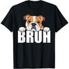 Смешной английский бульдог Бро Милая собака Любитель собак Мужская Женская Детская Футболка