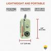 Sun Company LumaGage Zipper Pull Compass and Thermometer Outdoor Thermometer and Compass - Easy-to-Read