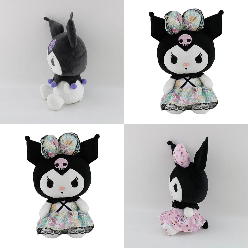 Cute Cartoon Kawaii Kuromi Plush Toy In 25cm Soft And Stuffed Design