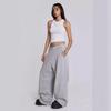 European and American Retro Women's Casual High Waisted Loose Fringed Floor Length Pants
