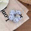 Ornament Hair Band Elastic Hair Tie Ring New Flower Scrunchies  Daily Accessories
