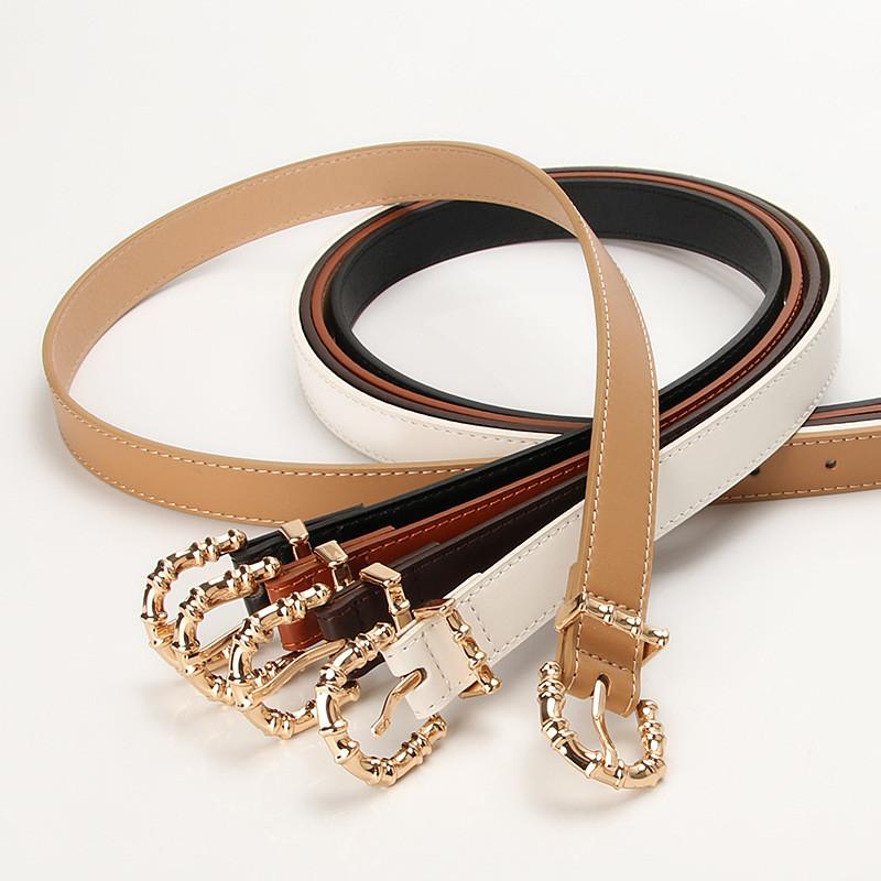 Stylish Womens Faux Leather Waist Belt With Alloy Closure For Work And Leisure Use