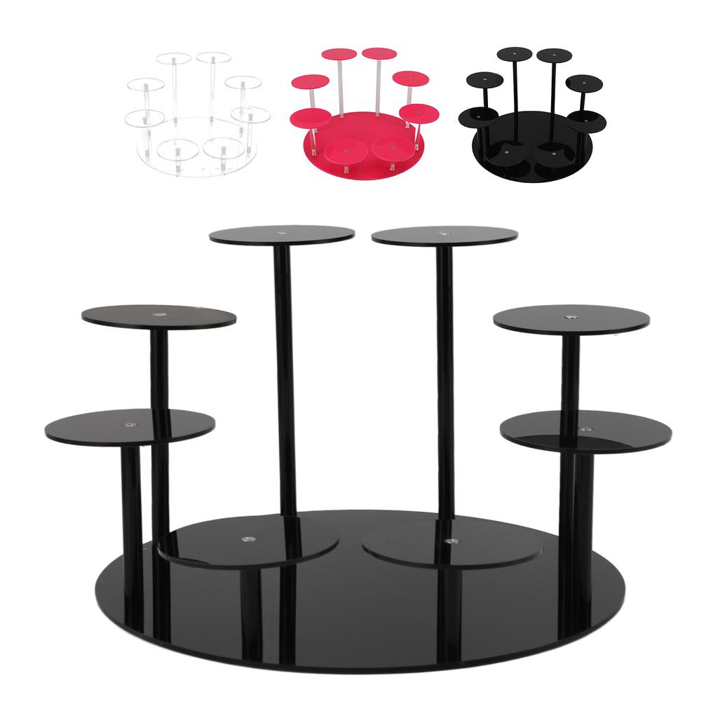 Акриловые подставки для кексов, устойчивая круглая аниме-фигурка, кукла, подставка для показа на свадьбу, день рождения