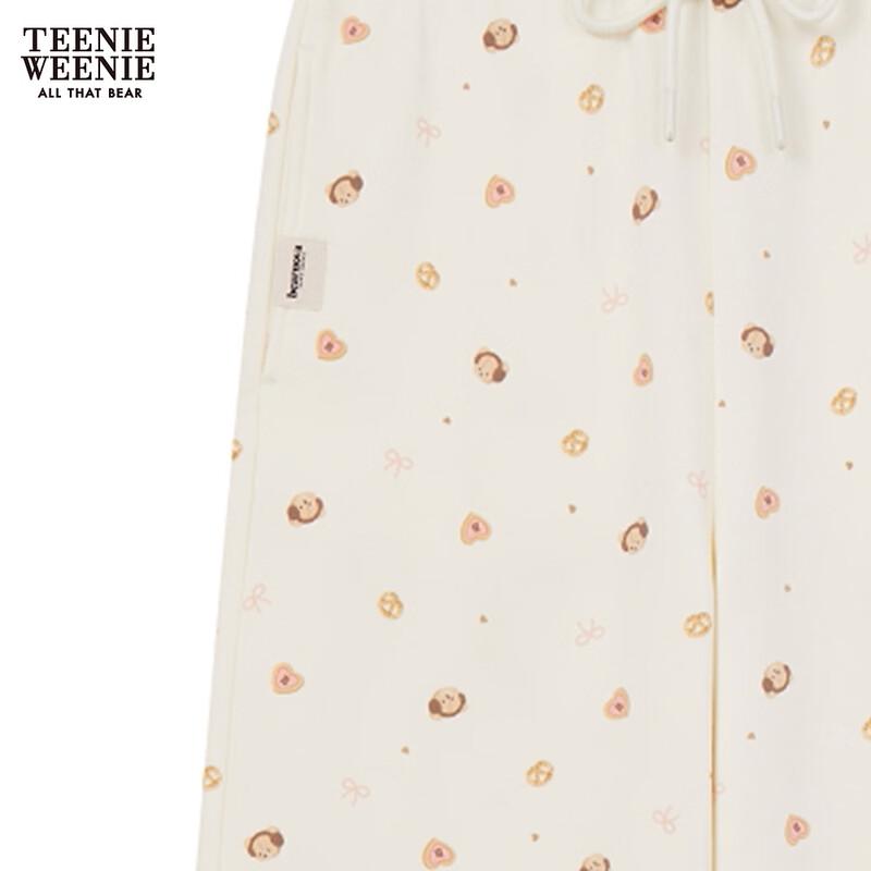 Teenie Weenie Bear Letter Sweatpants for Women