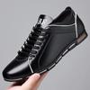 Man Casual Leather Shoes Spring Autumn New Fashion Leather Shoes British Style Men's Business Shoes Flat Working Footwear