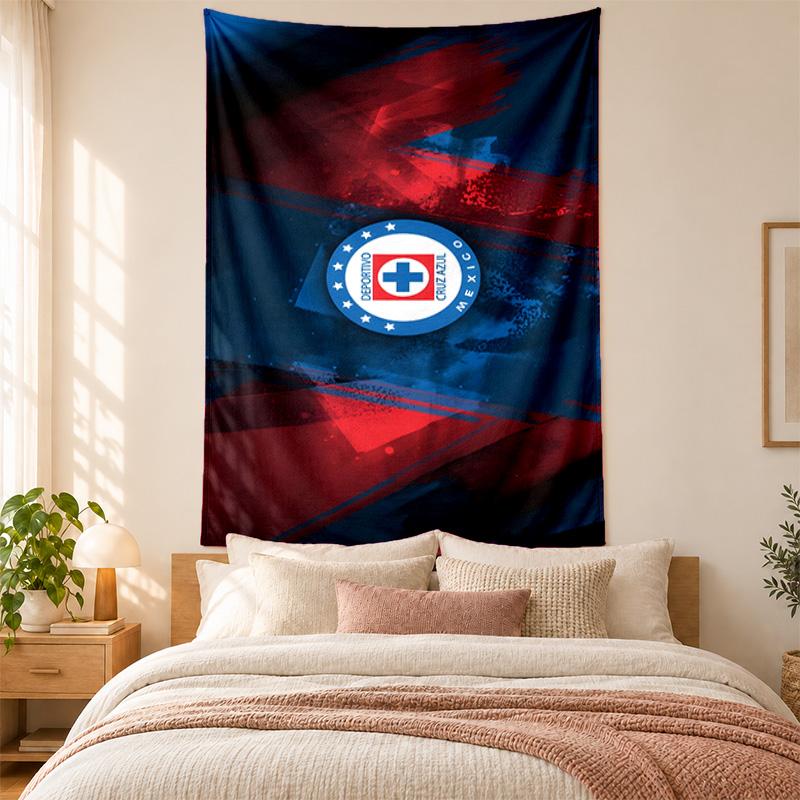 CruzAzul Tapestry highquality for decorating living room bedroom dorm walls ideal as bedroom wallart orholiday gift