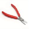 1PC Carbon Steel Nylon Jaw Pliers Flat Nose Pliers with Snipe Covers Jewelry Making Tools