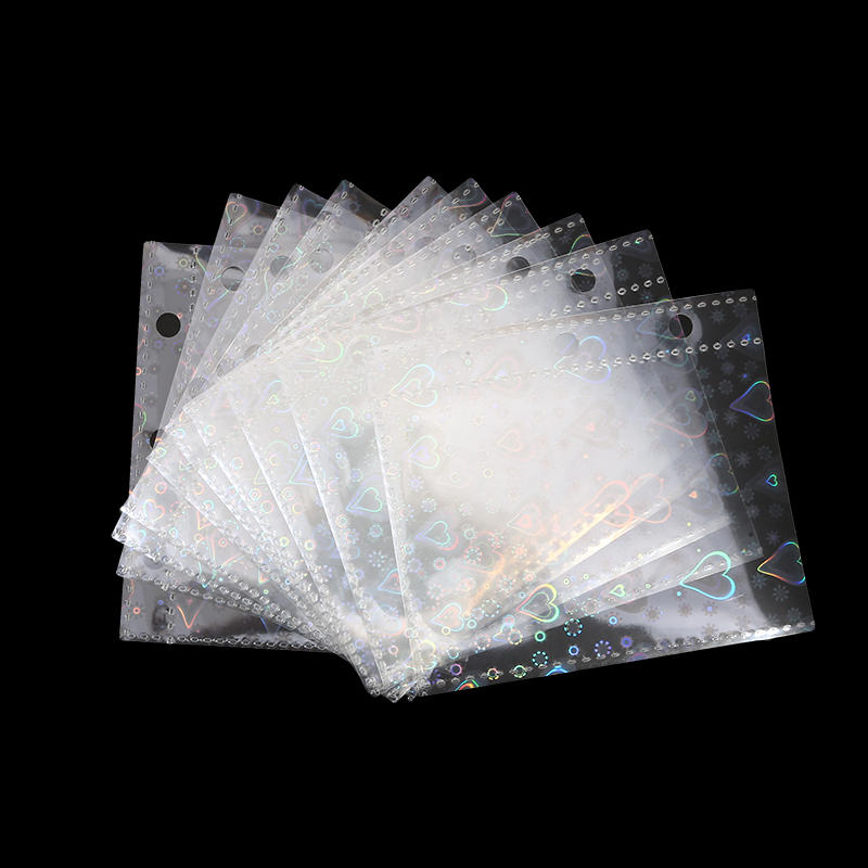 Creative Cute Transparent Mini Loose-leaf Hand Book Student Portable Notebook Ring Binder School Supplies