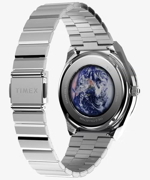 TIMEX Q TIMEX x NASA Apollo 17 кварцевые аналоговые часы с хронографом, водозащита 50м TW2Y56700