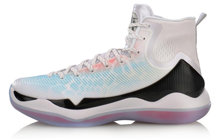 Li Ning YuShuai 11 Готовы к игре Нескользящие Износостойкие Высокие Баскетбольные Кроссовки Мужские Медовый Персик ABAM023-5