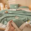 Новое 7A Антибактериальное Стиранное Хлопковое Соевое Летнее Прохладное Одеяло Домашний Текстиль Однотонное Дышащее Удобное Одеяло