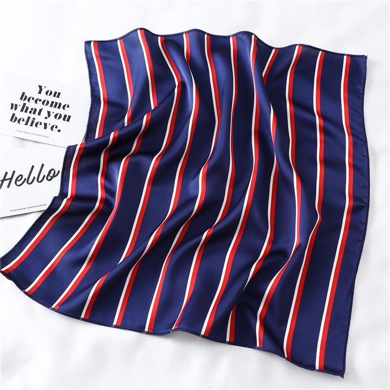 50 * 50 см шелковые шарфы весна и осень универсальное украшение профессиональные маленькие квадратные шарфы защита шеи связывающая сумка