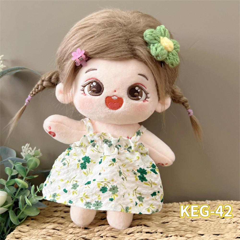 Dress 20cm Cotton Doll Clothes Sweet Skirt Idol Dolls Skirt 20cm Idol Cotton Doll