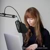 NEEWER Microphone Pop Filter 360° Flexible Arm Screw Clamp Double Layer Noise Prevention Recording Screen Compatible with Blue and Other Microphones