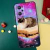 Кот в космосе Для Realme 15 Pro GT7 C55 C71 C53 C67 C75 C61 C33 C63 C51 C65 10 11 12 13 14 Pro Plus Чехол
