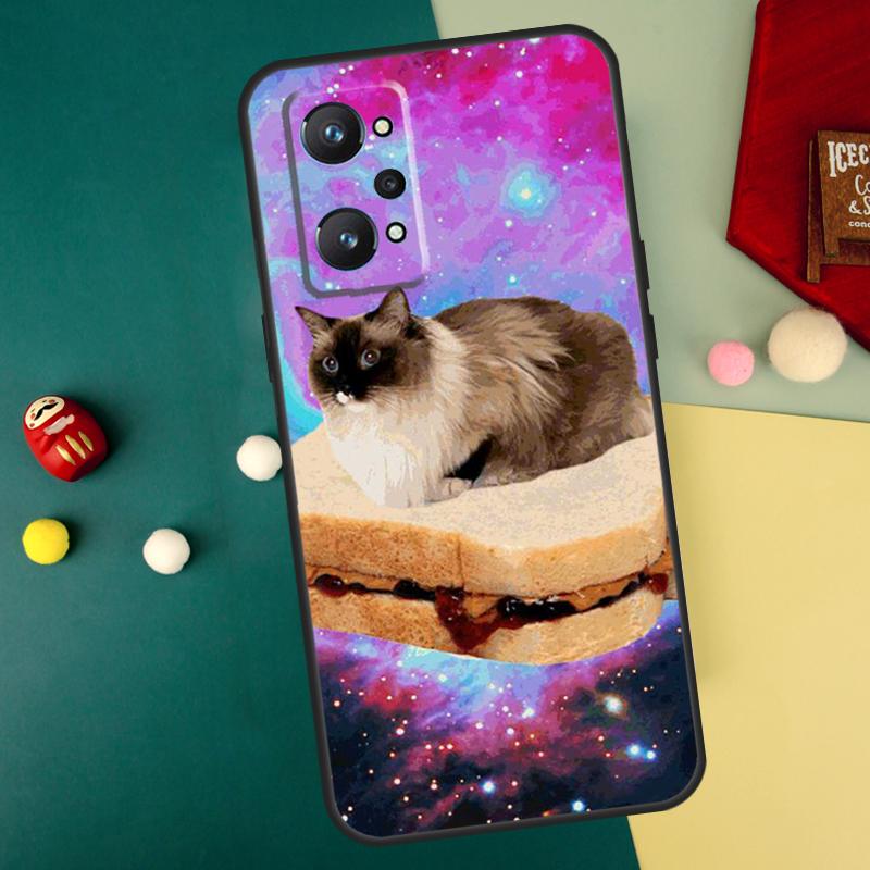 Кот в космосе Для Realme 15 Pro GT7 C55 C71 C53 C67 C75 C61 C33 C63 C51 C65 10 11 12 13 14 Pro Plus Чехол