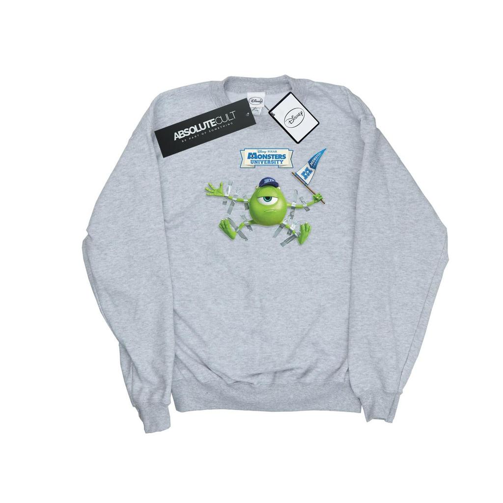 Disney Mens Monsters University Taped Mike Sweatshirt