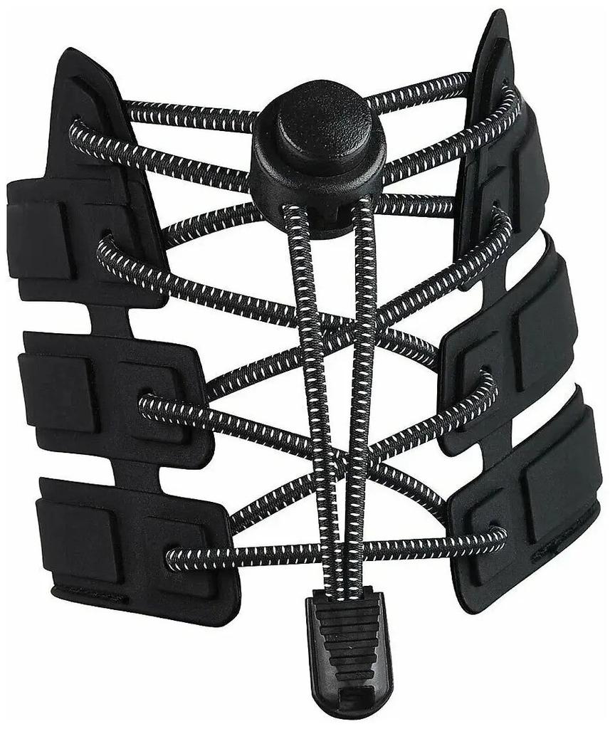 Supretto Laces with Elastic, Black (7955)