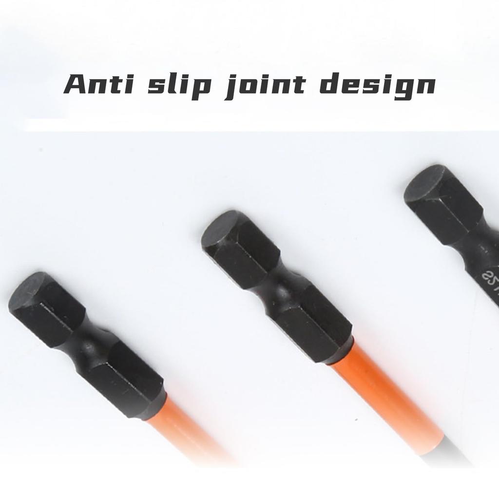 Набор из 20 метрических и имперских магнитных шестигранных отверток из легированной стали S2, длина: 50мм