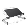 Foldable Aluminum Alloy Notebook Stand Adjustable Laptop Heighten Desktop Holder