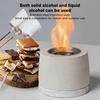 Настольная яма, портативная, из нержавеющей стали, с мраморным основанием, с длительным временем горения, для спиртовой ямы, настольная для использования на открытом воздухе 