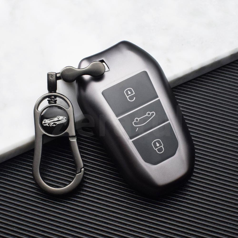 Автомобильный чехол-брелок для Peugeot 208 3008 5008 2008 Ds5 Ds6 Ds3 Для Citroen C5 X7 Чехол для ключа автомобиля Брелок Чехол для пульта Защитный
