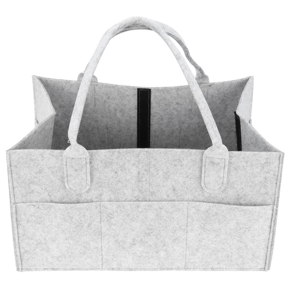 Детский органайзер для подгузников, войлочная дорожная сумка для хранения, портативная большая сумка-держатель для детской одежды Spar