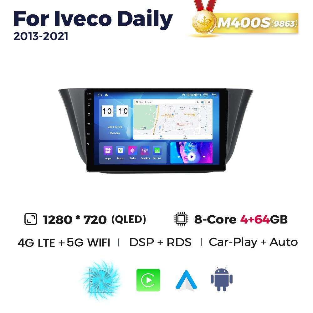 NaviFly Android Auto Car Radio Multimedia Video Player для Iveco Daily 2013-2025 BT CarPlay Navigation GPS Autoradio QLED 2 Din