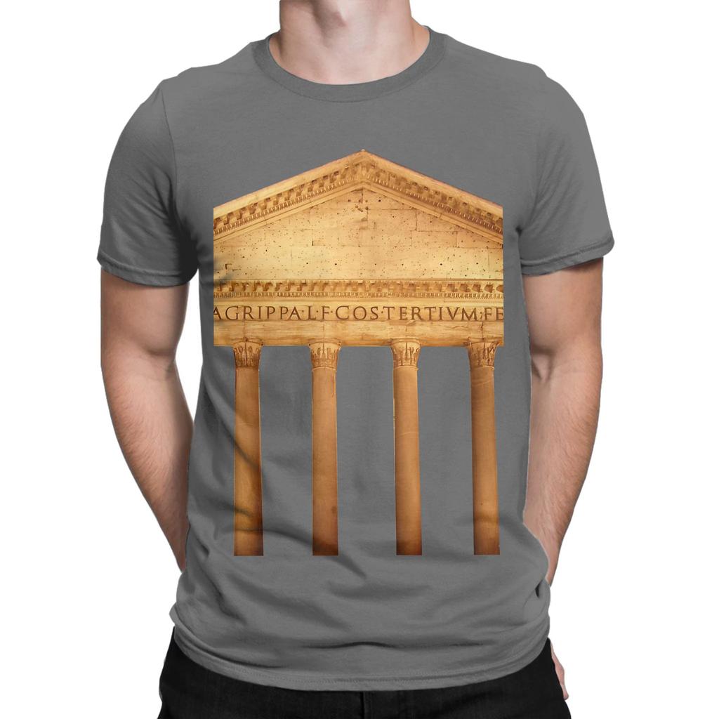 Pantheon Rome Funny 100 Cotton Tshirt Pantheon Tops Tees For Unisex