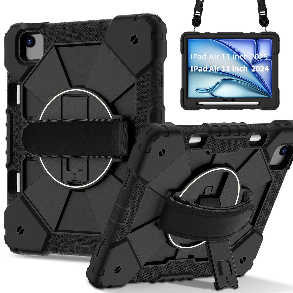 360 - Degree All - Round Protection! Multifunctional Tablet Case for Apple iPad Air 11 (2024)/ Air 11‑inch (M2)/ iPad Air 11 (2025)/ Air 11‑inch (M3)
