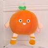New Orange Heart Ruyi Plush Toy Cute Fruit Orange Girl Bed Leg Throw Pillow Grab Machine Doll
