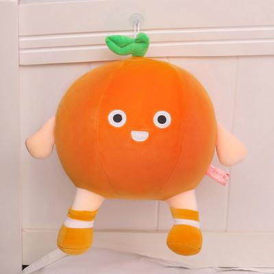Новая оранжевая плюшевая игрушка в форме сердца Жуи, милый фрукт апельсин, подушка для кровати, кукла для игрового автомата