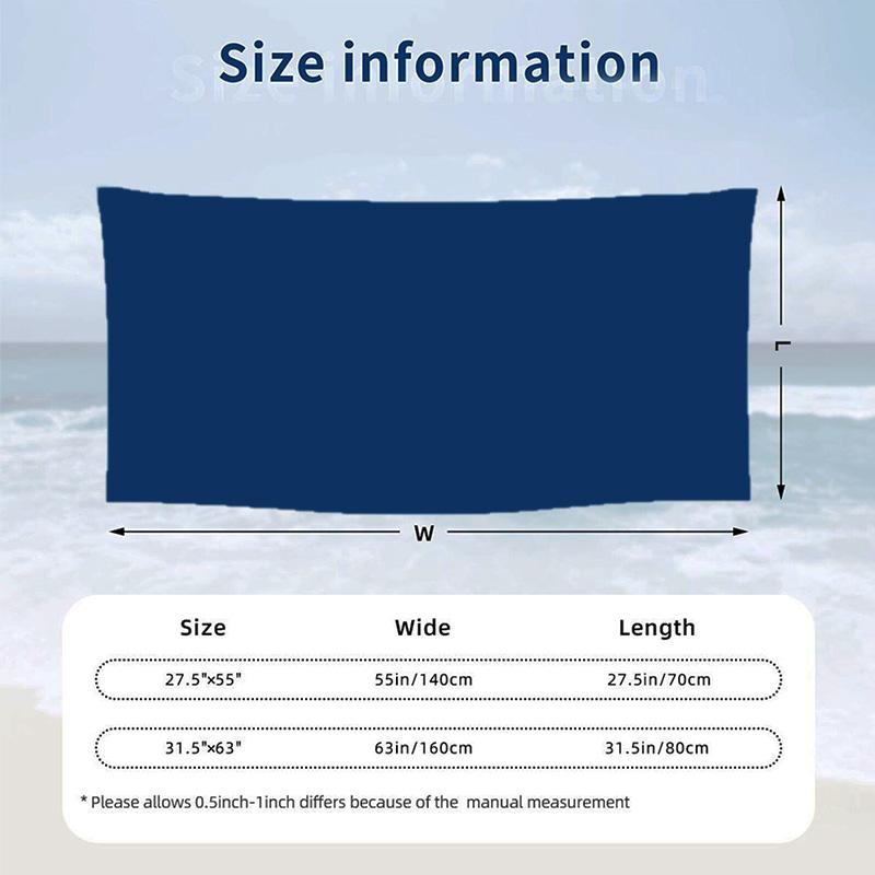 Charlton FC Crest Beach Towel Microfiber Beach Towel, Lightweight and Quick-Dry, for Summer Travel, Swimming Pool Fan Birthday Gift