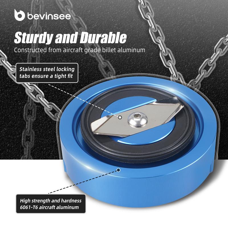 BEVINSEE Engine Oil Filler Cap For BMW E90 E92 E91 E93 E46 F30 F32 F33 F36 E36 E60 E39 E87 F20 F22 X5 E70 E53 X3 E83 X1 E84 Z4