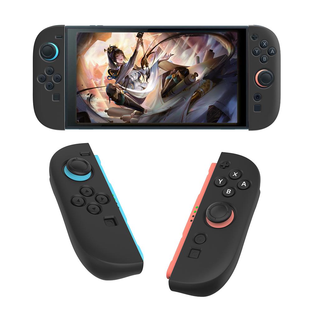 For Switch 2 Joy-Con Controllers Handle Silicone Case Anti-Slip Silicone Protective Cover Protective Case for NS 2