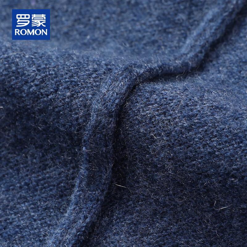 ROMON Мужской кардиган на молнии с воротником-стойкой из 100% кашемира