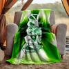 Atletico Nacional Flannel Blanket Soft Warm All-Season Throw, Design for Camping, Car Travel, Hiking Sofa, Bed, Office Perfect Gift for Parties