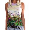 Sunflower Floral Dandelion 3D Print Tank Top New Women Streetwear Y2k Tops Oversized Vest Off Shoulder Sleeveless Woman Camisole